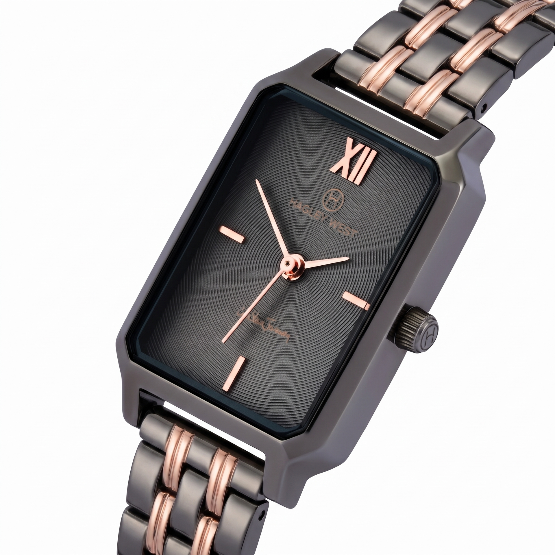 European - Palma | Gunmetal/Rose Gold